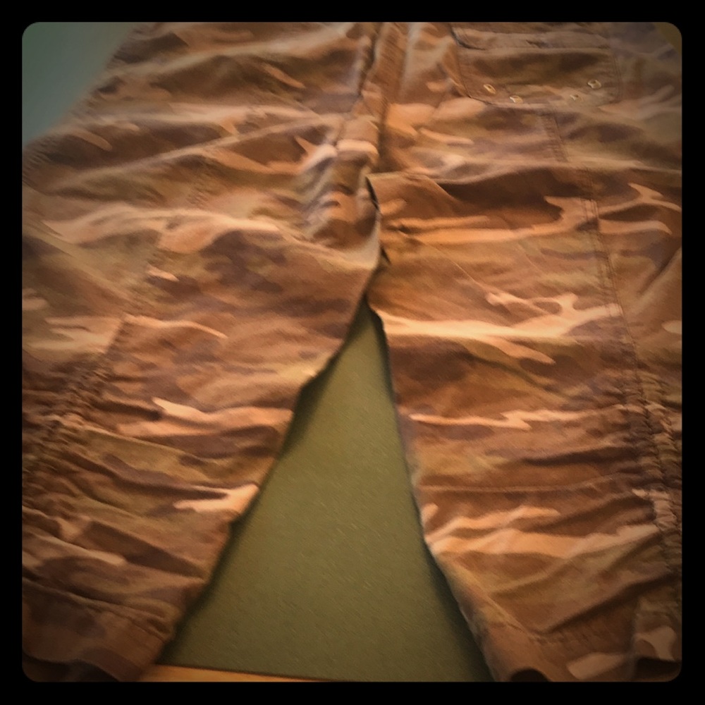 Camo Size 12 capris